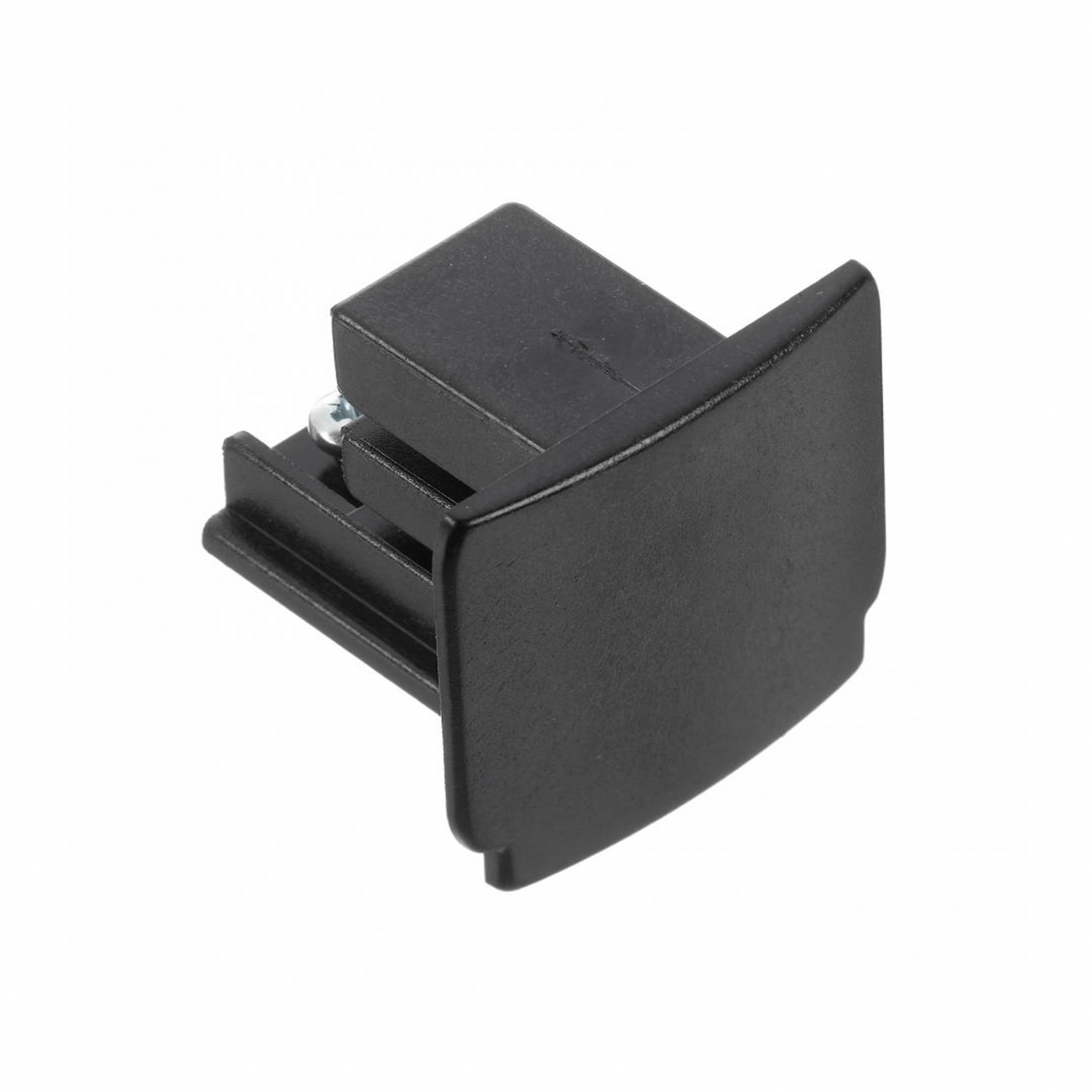 3-fase rail zwart eindkap