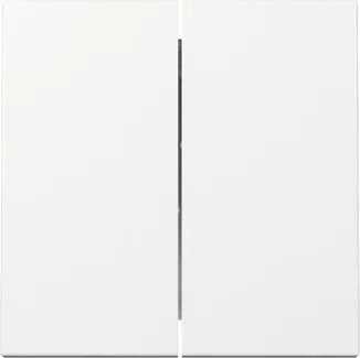 Dubbele wip zuiver wit glanzend systeem 55 GIRA