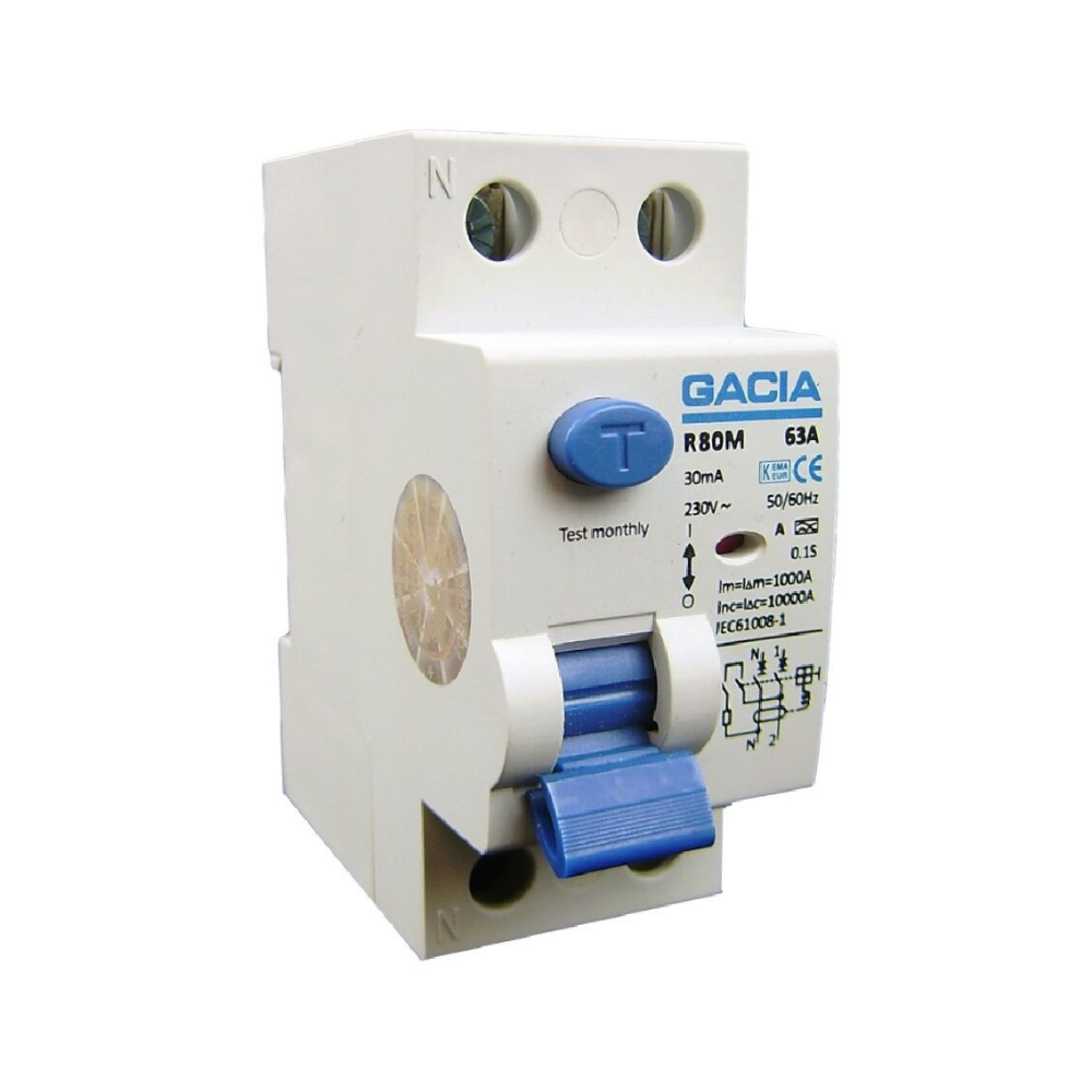 R80M-4020 Als 2p 40Amp 30mA 10kA Gacia