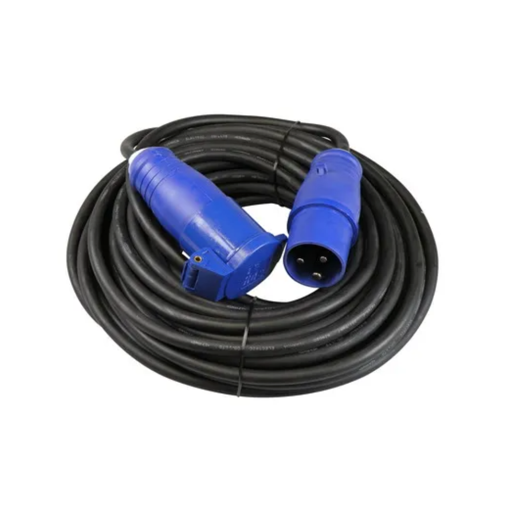 Verlengsnoer CEE 20 meter 3x1,5 H07RN-F zwart