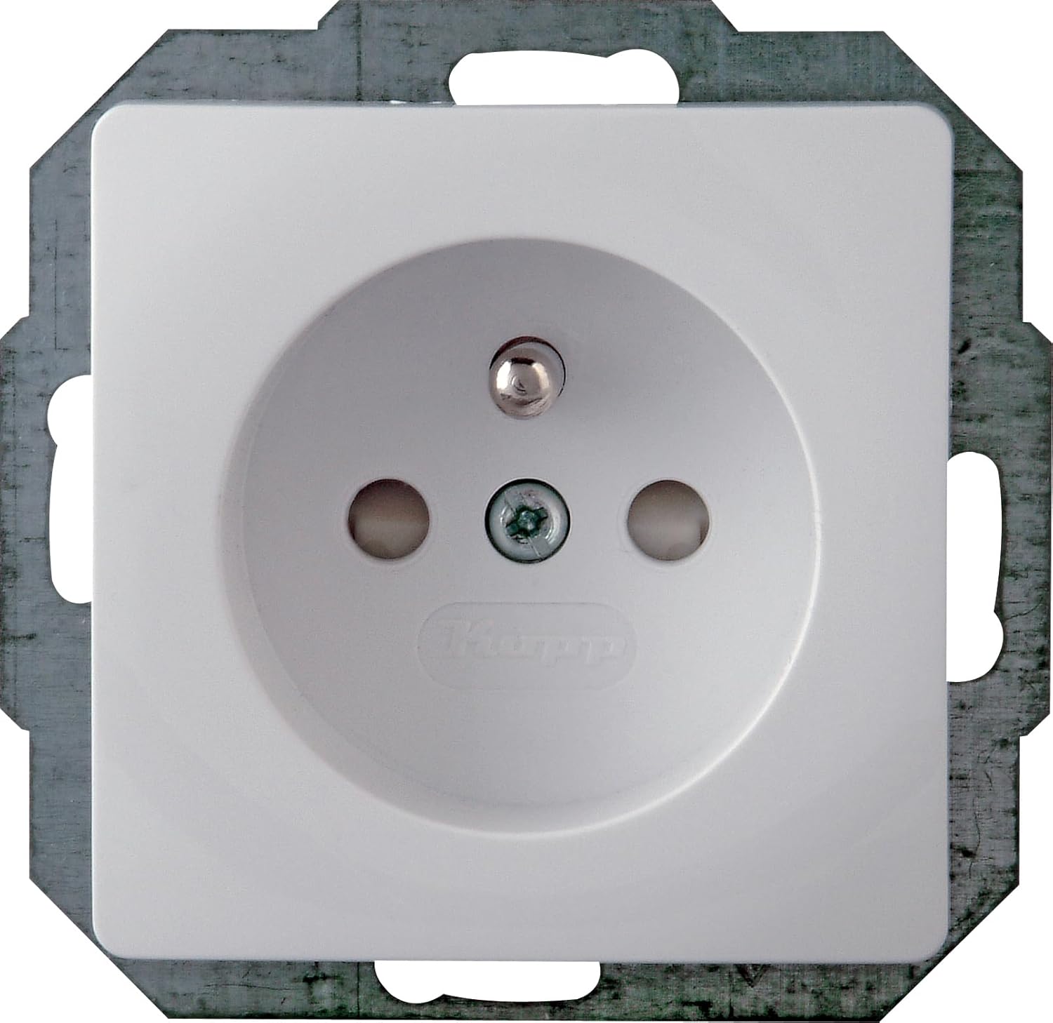 Wandcontactdoos penaarde Kopp HK05 arctic wit (België)