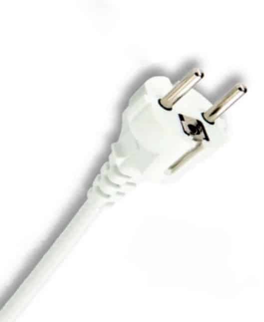 geaarde rechte 2 meter stekker