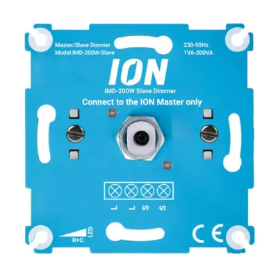 ION Industries Enkelvoudige dimmer afdekplaat ION Industries Enkelvoudige dimmer afdekplaat