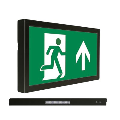 LED Vluchtweg aanduiding opbouw wandmontage autotest