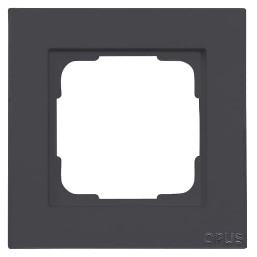 enkelvoudig afdekraam OPUS 55 Kubus antraciet