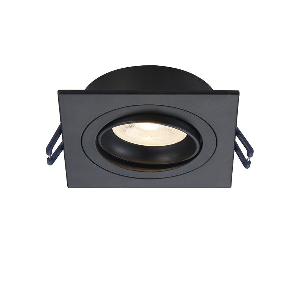 GU10 armatuur zwart vierkant kantelbaar