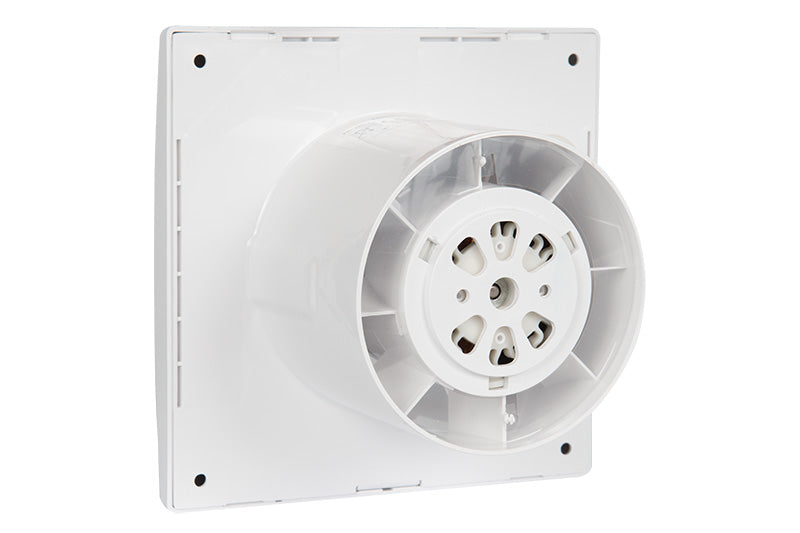 Inbouw ventilator Silencio ø 100mm met timer wit NEDCO