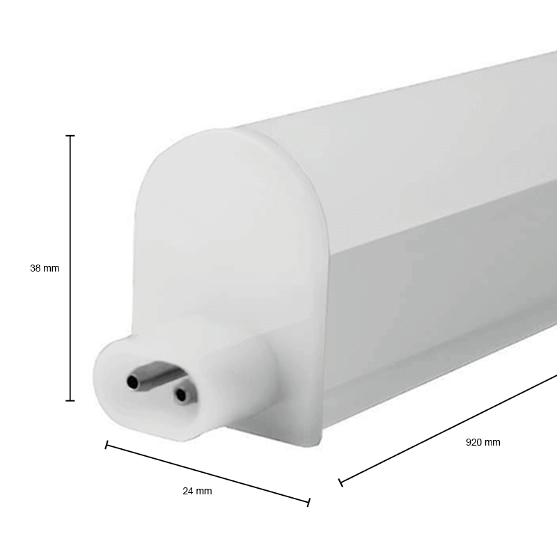 LED T5 armatuur 90cm 12W 90 lm/W