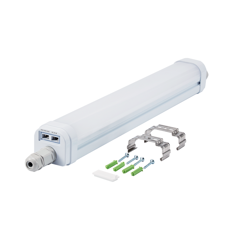 LED armatuur waterdicht IK08 140cm CCT 3000, 4000 en 6000K doorlusbaar