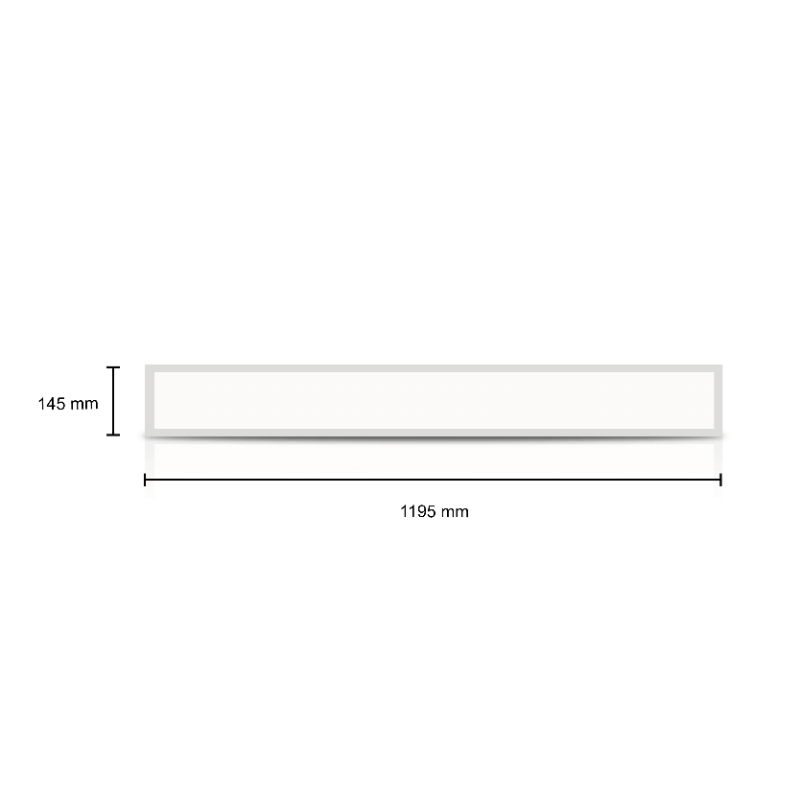 LED panel 30x120 32w 105 lm/W back-lit Philips driver and power cord