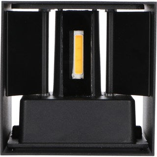 1000555 LED wandlamp Amarillo 6W 450lm 2700K IP65 zwart 4