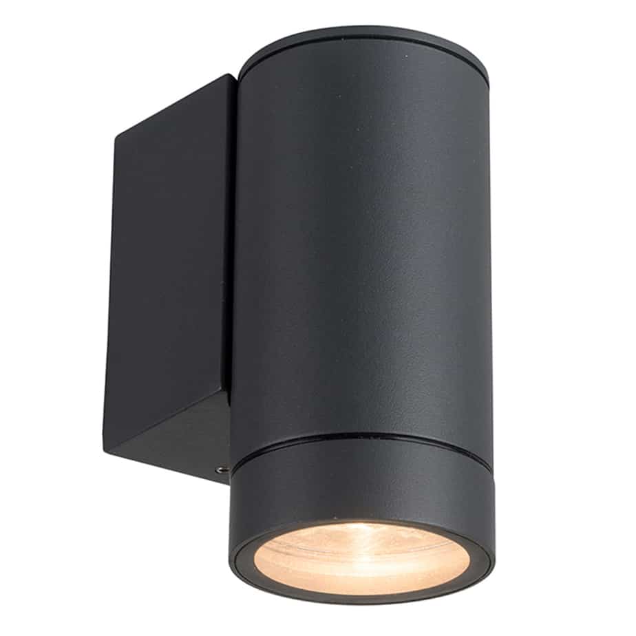 1000674 Led buitenlamp Mesinna rond antraciet downlighter IP44