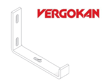 Wandbeugel 150mm Hot Dip Vergokan