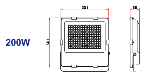 200w floodlight