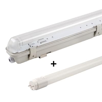 LED armatuur waterdicht inclusief buis IK08 4000K