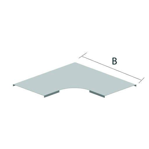 Deksel hoekstuk 150mm Vergokan