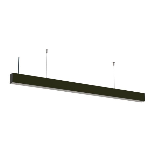 LED Linear hangarmatuur zwart 120cm 4000K