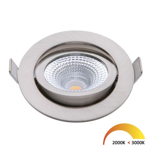 Led inbouw spot Ecodim rond nikkel