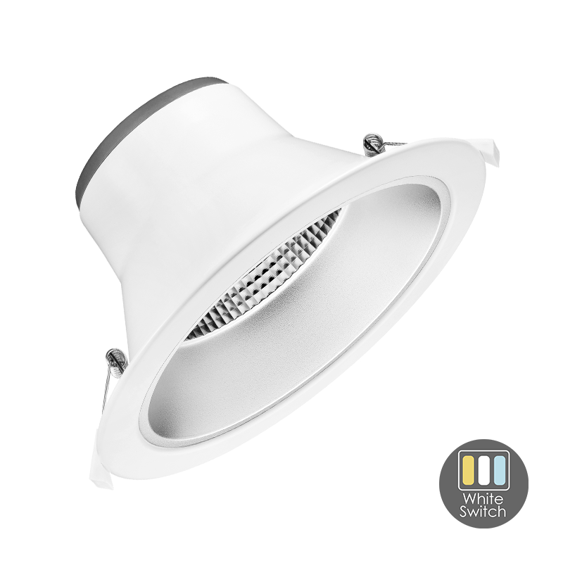 Led downlight wit reflector 15W 174mm IP22 dimbaar CCT zaagmaat 145mm