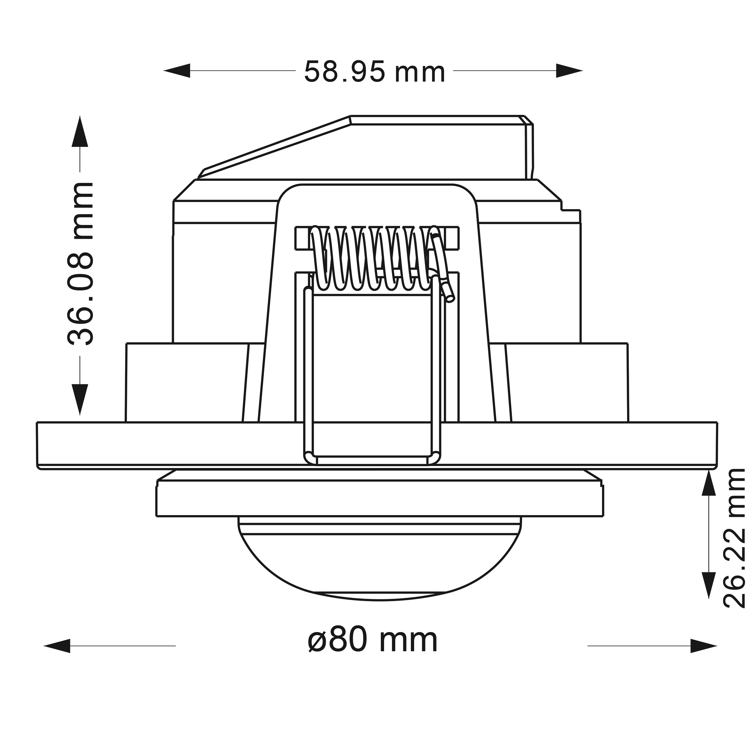 Plafond Sensor 8M PIR