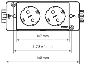 afmetingen EVOline 2 voudig