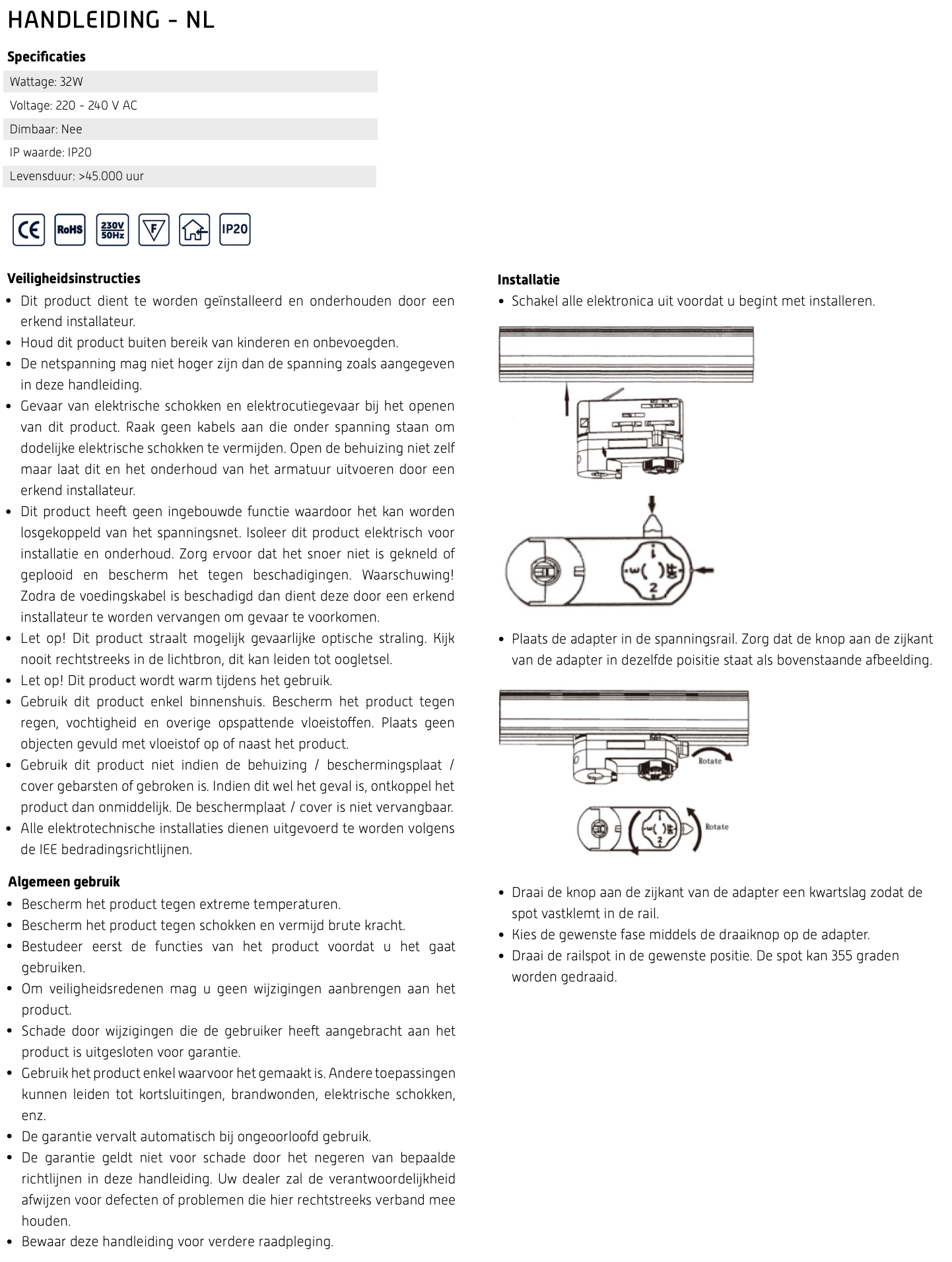 Trackspot EHPRO handleiding