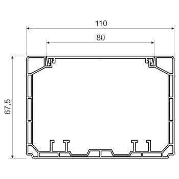 afmetingen 110 x 65 kopos