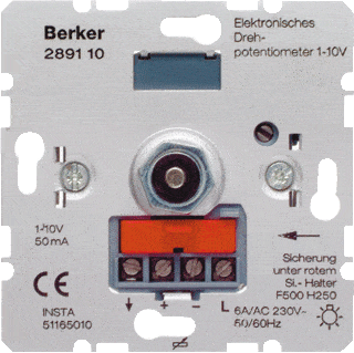 berker 1-10V dimmer 289110